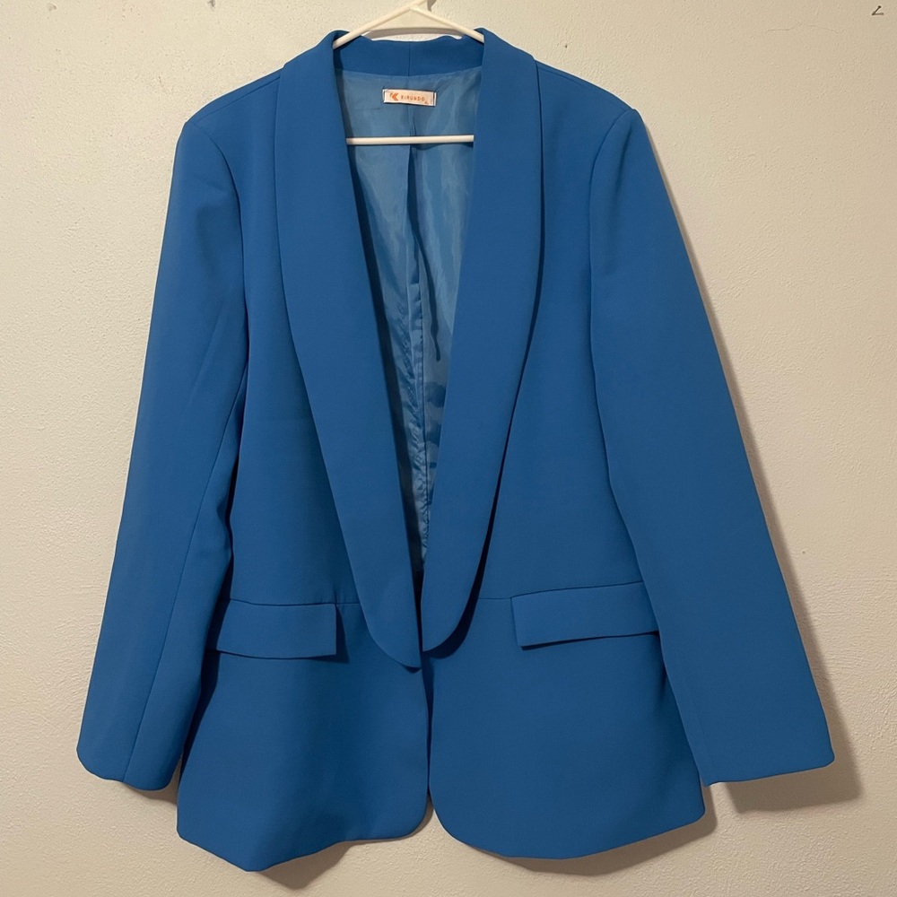Soft Cobalt Blue Blazer